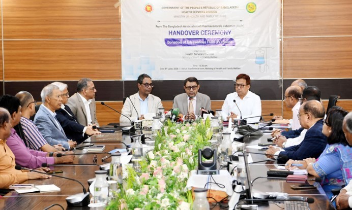 বাংলাদেশের ওষুধ রপ্তানি হচ্ছে ১৪০টির বেশি দেশে: স্বাস্থ্যমন্ত্রী